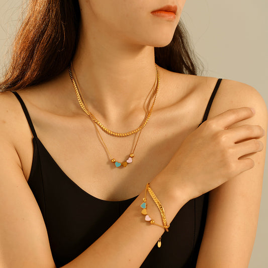 Luna Heart Bracelet